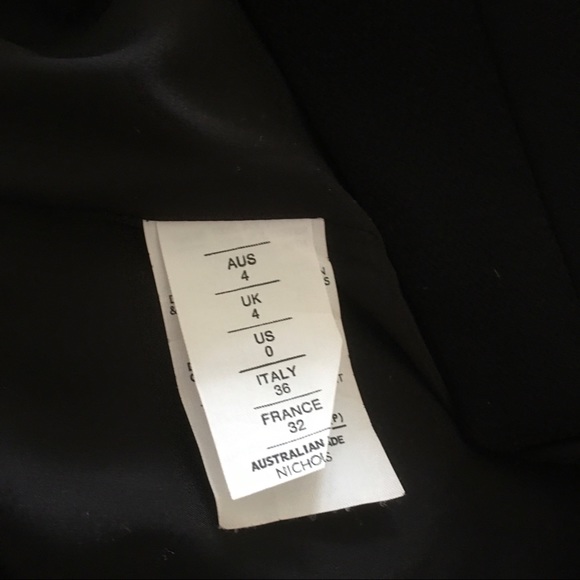 NICHOLAS Black Textured Crepe Blazer Dress - Picture 12 of 13